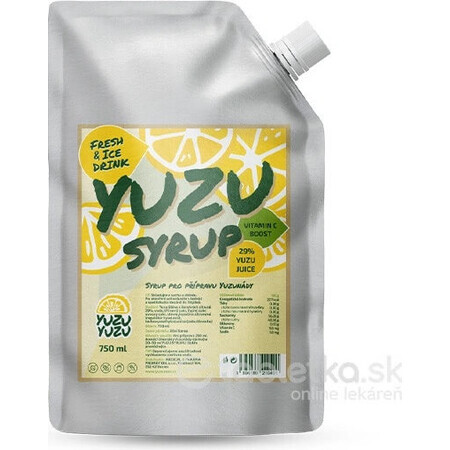 Sciroppo di yuzu, 750 ml 1×750ml 1×750ml, succo di agrumi yuzu