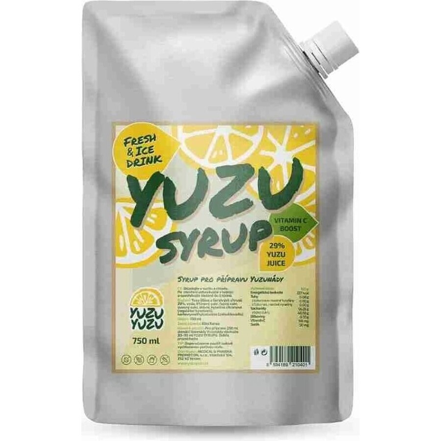 Sciroppo di yuzu, 750 ml 1×750ml 1×750ml, succo di agrumi yuzu