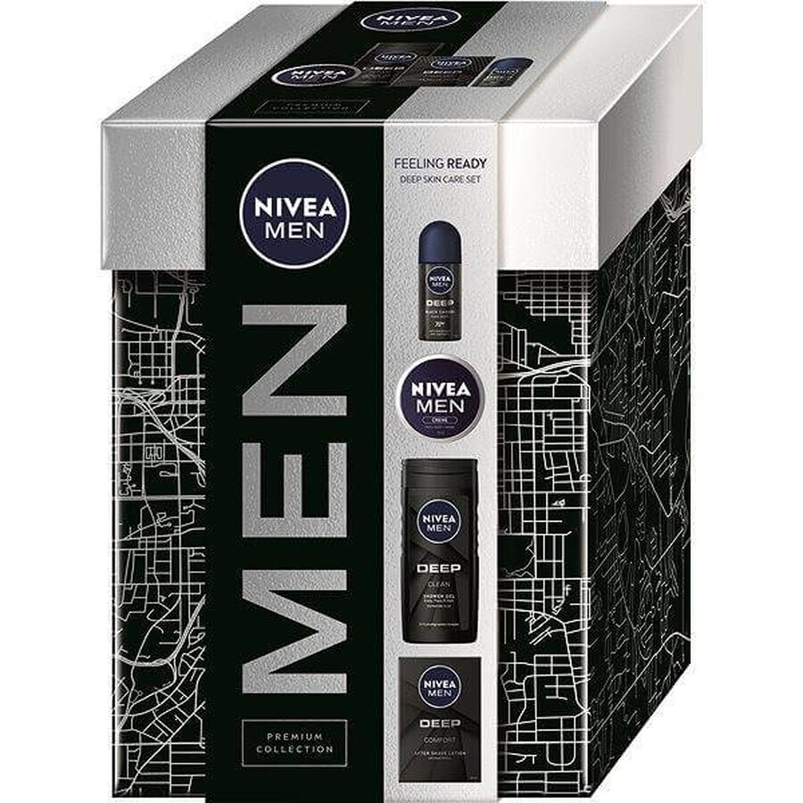 NIVEA MEN BOX LOTION DEEP LOTION 1×1 pc, paquet cadeau