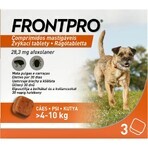 FRONTPRO® comprimés antiparasitaires à croquer pour chiens (4-10 kg) 1×3 tbl, comprimés antiparasitaires