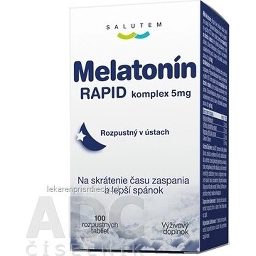 Melatonin complex RAPID 5mg SALUTEM 1×100 tbl