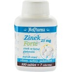 MedPharma ZINOC 25 mg Forte 1×107 tbl, (gluconate de zinc)