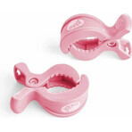 XKKO Trolley clips 2 pcs - rosa 1×1 pc