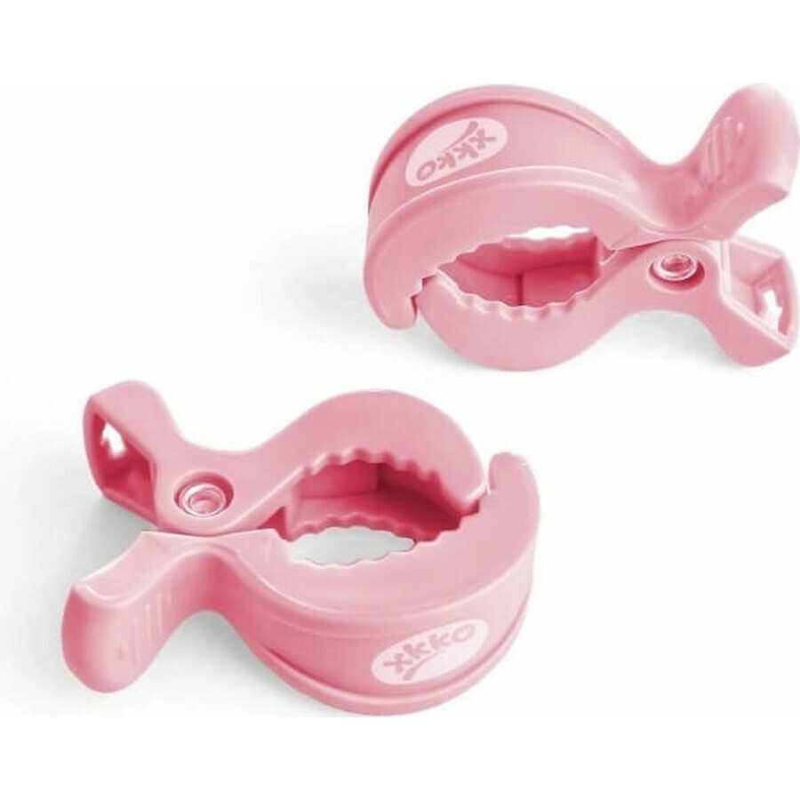 XKKO Trolley clips 2 pcs - rosa 1×1 pc