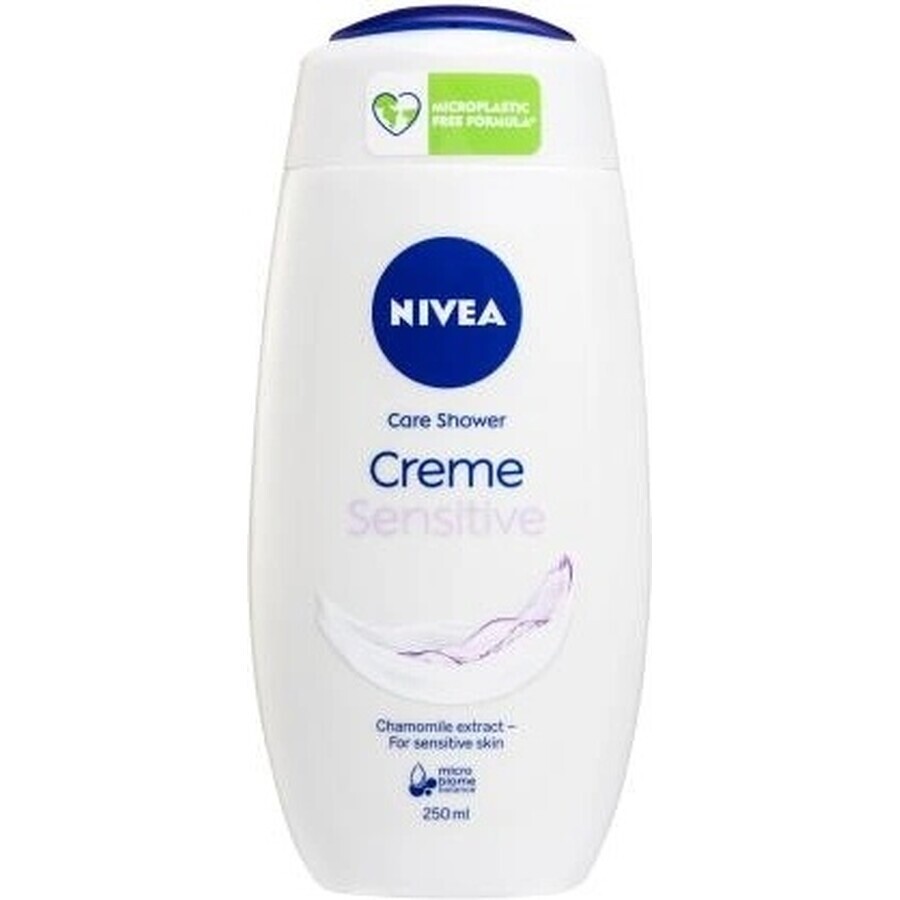 NIVEA Creme Sensitive Douchegel 250 ml 1×250 ml 1×250 ml, hydrateert de huid