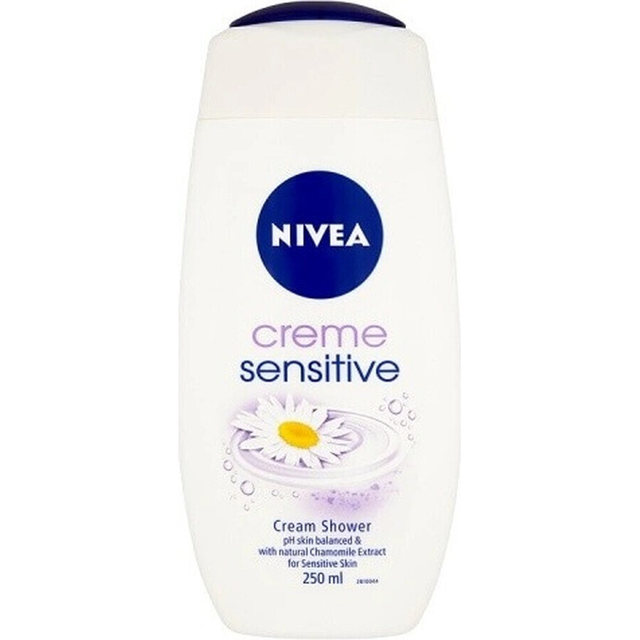 NIVEA Creme Sensitive Douchegel 250 ml 1×250 ml 1×250 ml, hydrateert de huid