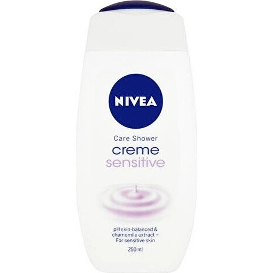 NIVEA Creme Sensitive Douchegel 250 ml 1×250 ml 1×250 ml, hydrateert de huid