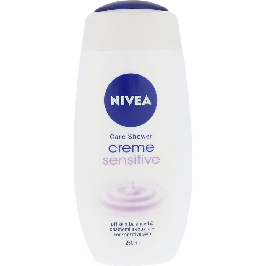 NIVEA Creme Sensitive Douchegel 250 ml 1×250 ml 1×250 ml, hydrateert de huid