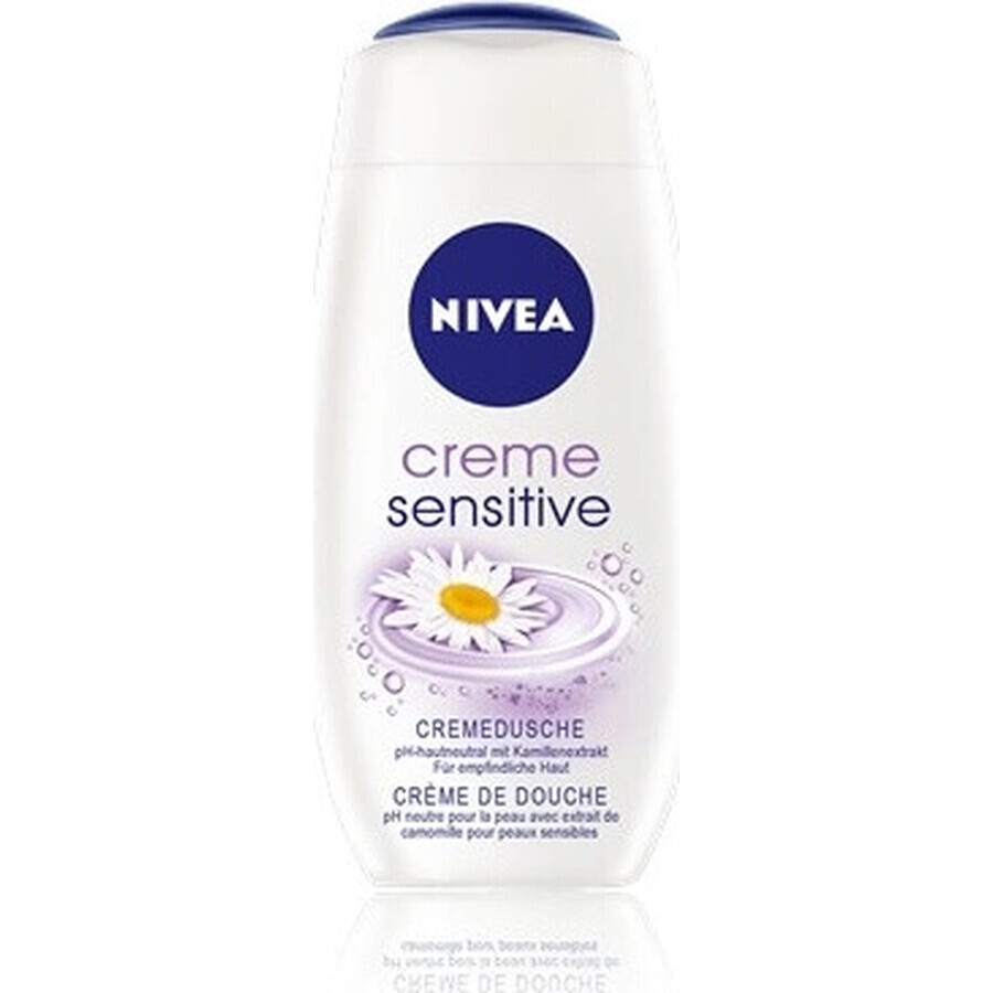 NIVEA Creme Sensitive Douchegel 250 ml 1×250 ml 1×250 ml, hydrateert de huid