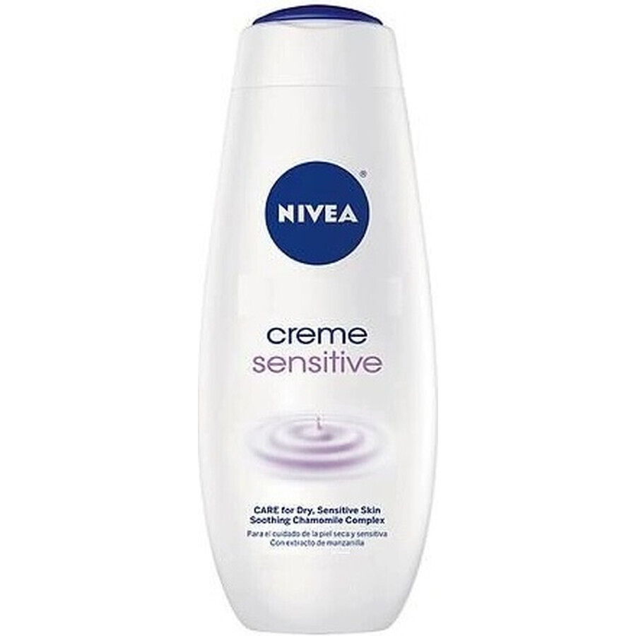 NIVEA Creme Sensitive Douchegel 250 ml 1×250 ml 1×250 ml, hydrateert de huid