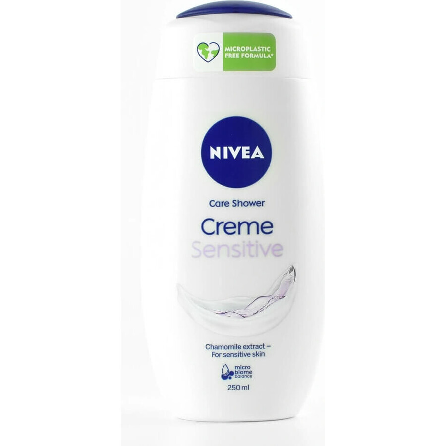 NIVEA Creme Sensitive Douchegel 250 ml 1×250 ml 1×250 ml, hydrateert de huid