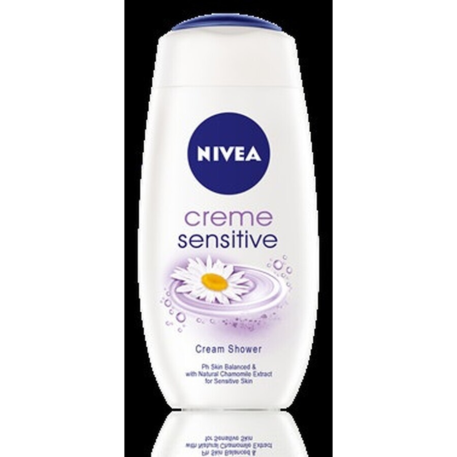 NIVEA Creme Sensitive Douchegel 250 ml 1×250 ml 1×250 ml, hydrateert de huid