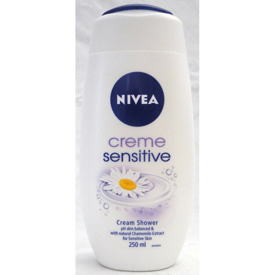 NIVEA Creme Sensitive Douchegel 250 ml 1×250 ml 1×250 ml, hydrateert de huid