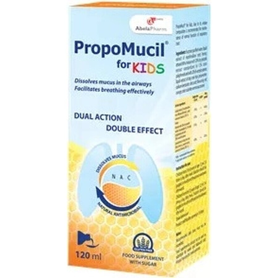 PropoMucil for KIDS 1×120 ml, sirop d'immunité