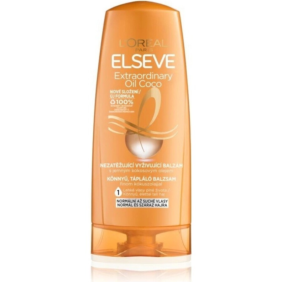 L'Oréal Paris Elseve Extraordinary Oil Balm, 200 ml 1×200 ml, pentru păr uscat