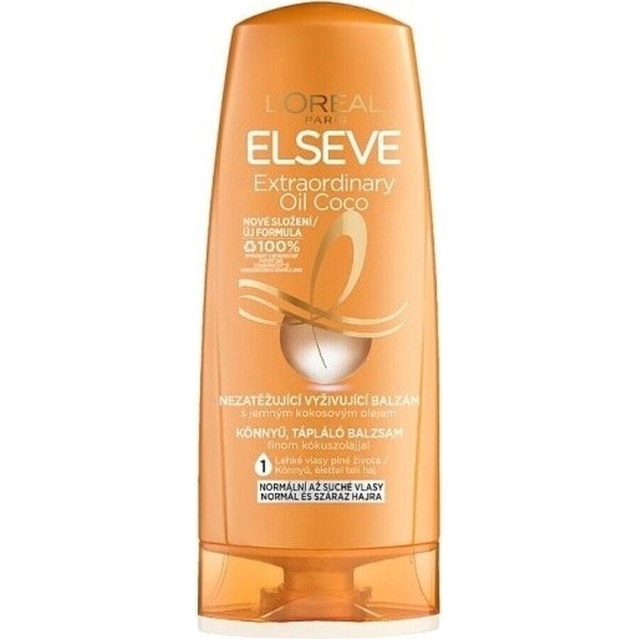 L'Oréal Paris Elseve Extraordinary Oil Balm, 200 ml 1×200 ml, pentru păr uscat