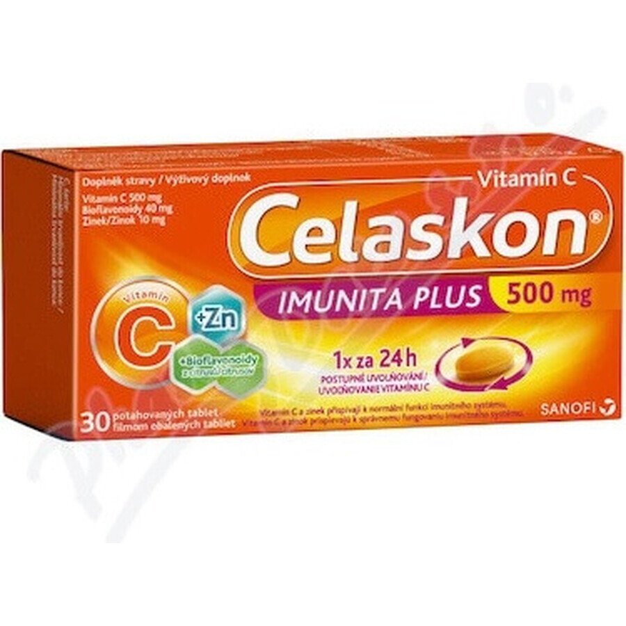 Celaskon IMUNITA PLUS 500 mg 1×30 tbl, vitamin C