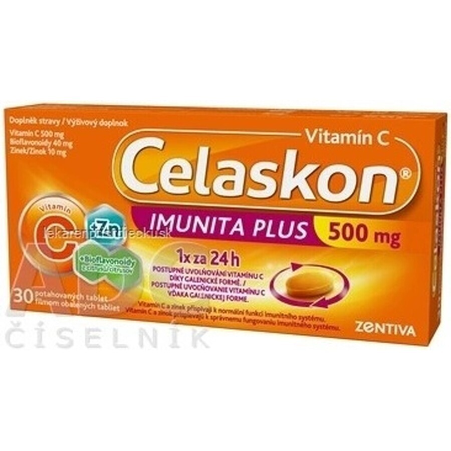 Celaskon IMUNITA PLUS 500 mg 1×30 tbl, vitamin C