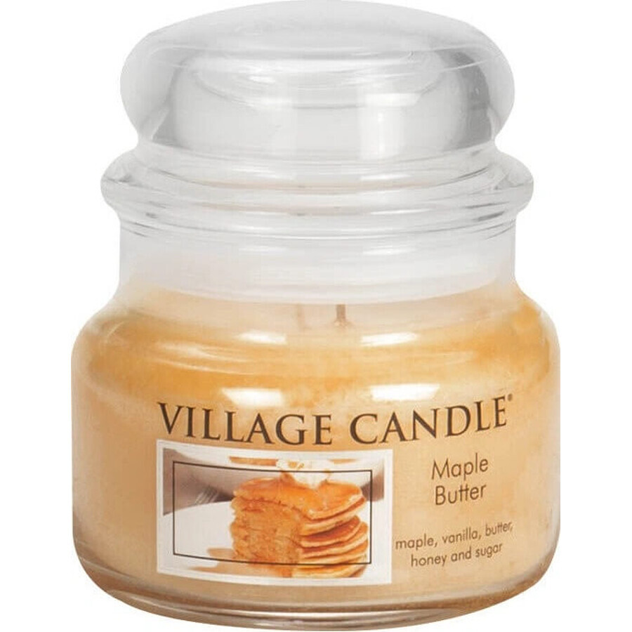 Village Candle Lumânare parfumată în sticlă - Maple Butter - Maple syrup, mediu 1×1 buc, lumânare parfumată