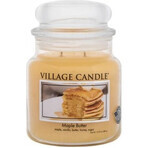 Village Candle Lumânare parfumată în sticlă - Maple Butter - Maple syrup, mediu 1×1 buc, lumânare parfumată