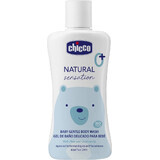 CHICCO Natural Sensation shampooing corporel à l'aloès et à la camomille 200ml, 0m+ 1×200 ml, shampooing corporel pour enfants