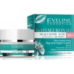 Eveline Hyaluron Clinic Dag- en Nachtcrème 30+ 1×50 ml, diep hydraterende crème voor de eerste rimpels