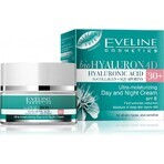 Eveline Hyaluron Clinic Dag- en Nachtcrème 30+ 1×50 ml, diep hydraterende crème voor de eerste rimpels