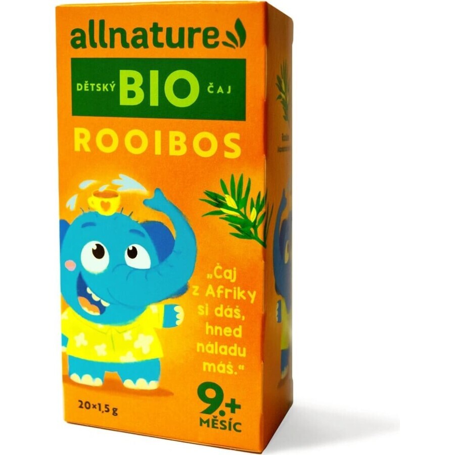 Allnature Organic Children's Tea Rooibos 20×1,5 g, tisane