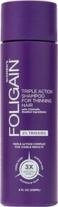 Foligain Triple Action Shampooing anti-chute avec 2% de trioxydil pour femmes 236 ml 1&#215;236 ml 1&#215;236 ml, shampooing anti-chute