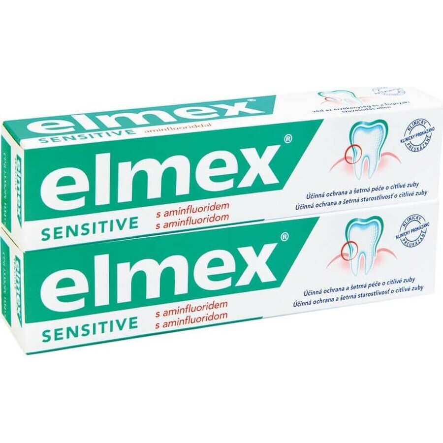 ELMEX Sensitive Duo Tandpasta 2×75 ml, tandpasta