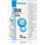 EDENPharma ZINOK 25 mg 1×50 tbl, complément alimentaire