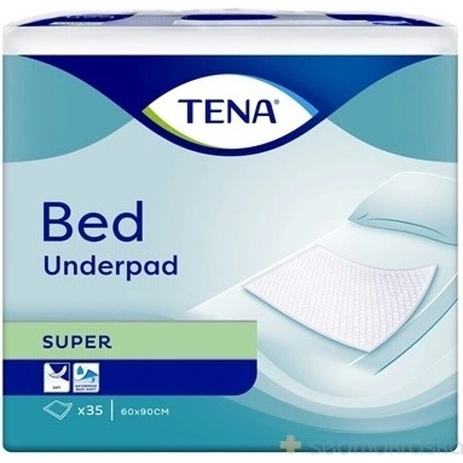 TENA Bed Super 1×35 pcs, coussinets absorbants, 60x90 cm