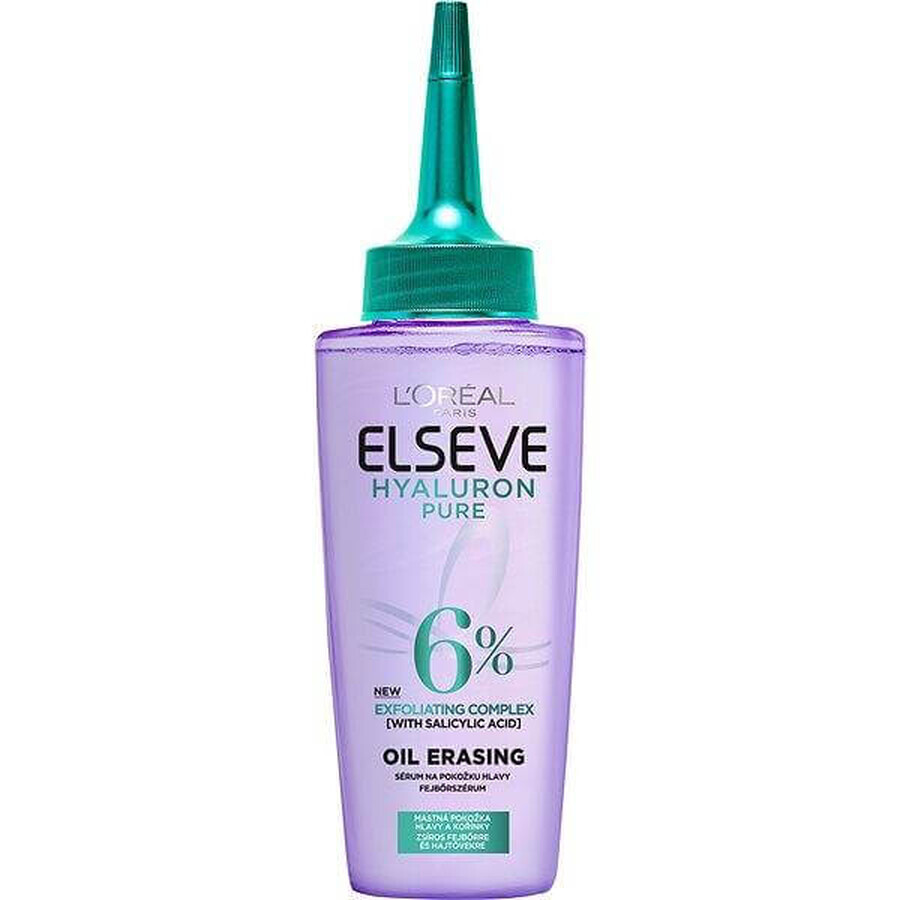 L'Oréal Paris Elseve Hyaluron Pure Serum 1×102 ml, siero detergente per il cuoio capelluto