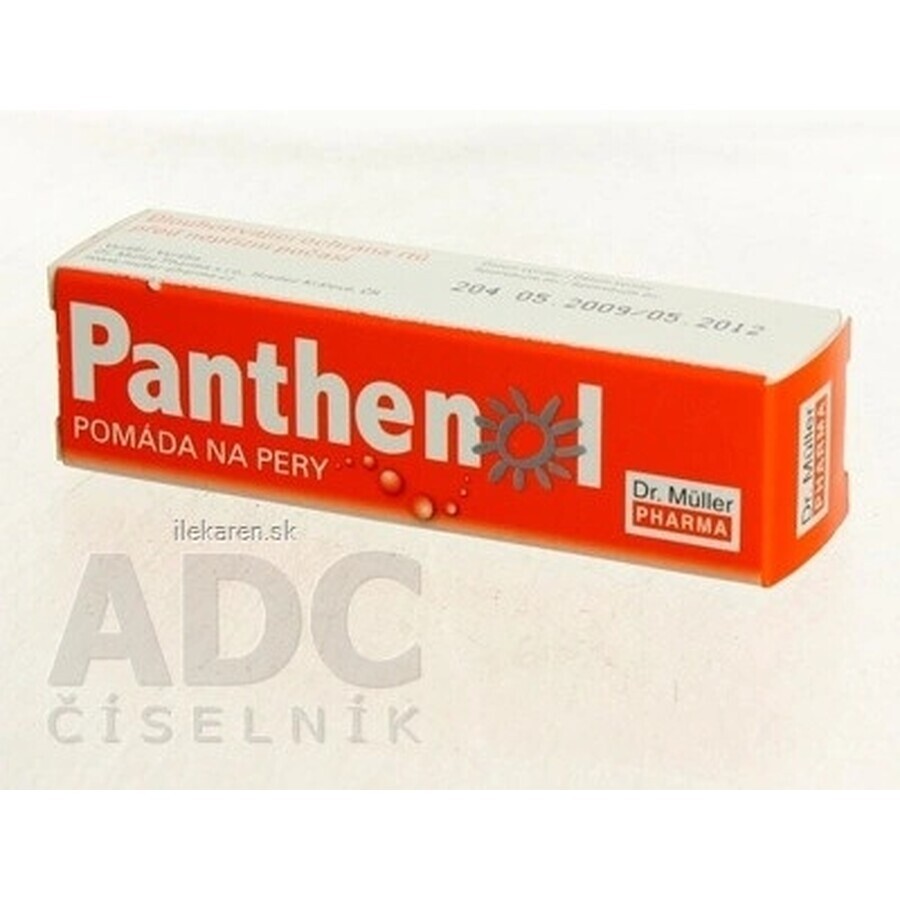 PANTHENOL PERY POMADE 4.4G DR.MULLER 1×1 St., für trockene Lippen