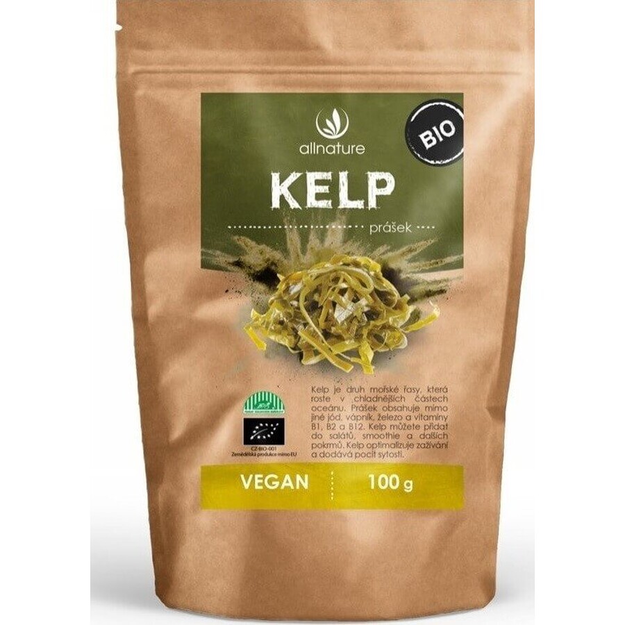 Allnature Kelp orgánico en polvo 100g 1×100g