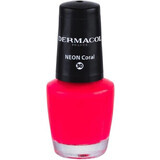 Dermacol Vernis à ongles Neon Coral No.30 1×5 ml, vernis à ongles