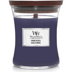 WoodWick Hinoki Hinoki Dahlia bougie moyenne 1×275 g, bougie parfumée