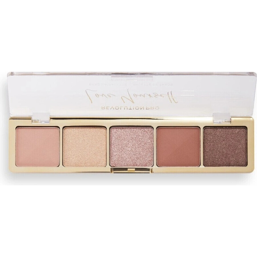 Revolution PRO, Glam Palette Love Yourself Soft Pink, paletă de farduri de ochi 1×5,50 g, paletă de farduri de ochi