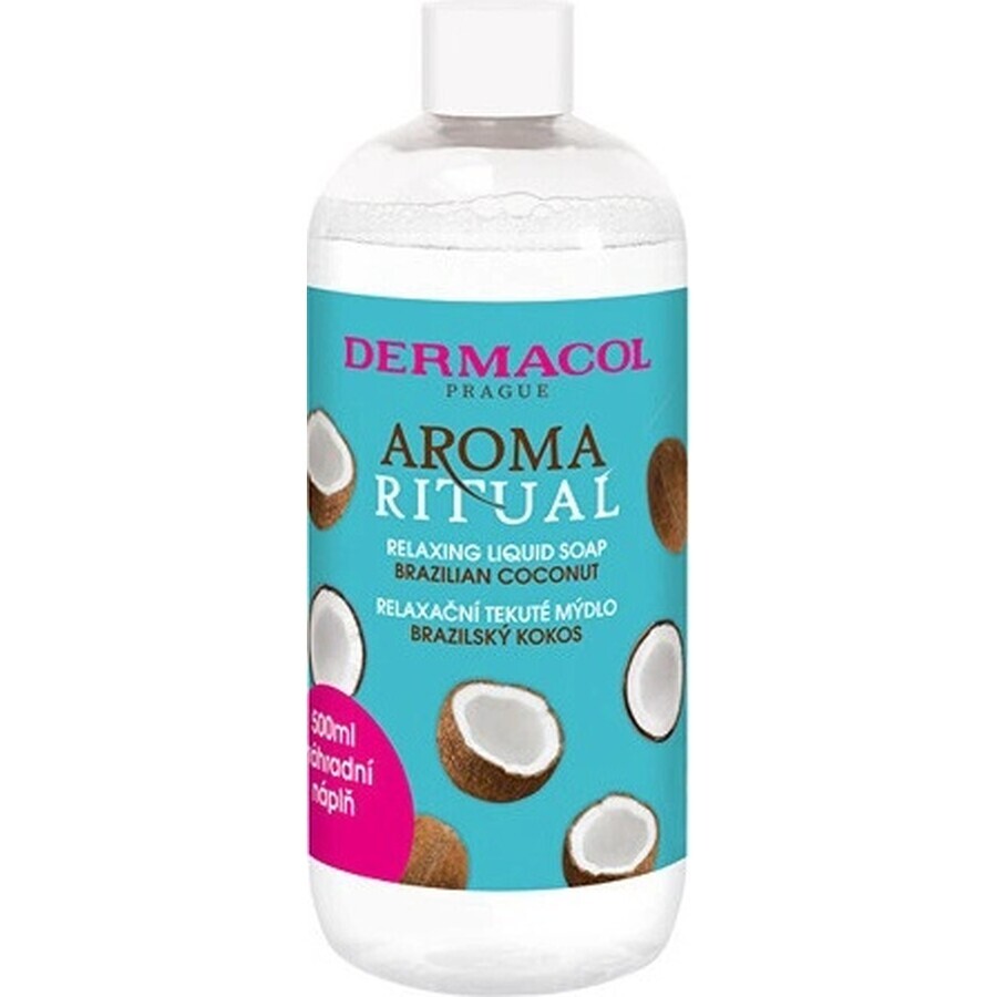 Dermacol Aroma Ritual - Nachfüllflüssigkeit. Brasilianische Kokosnuss-Seife 1×500 ml