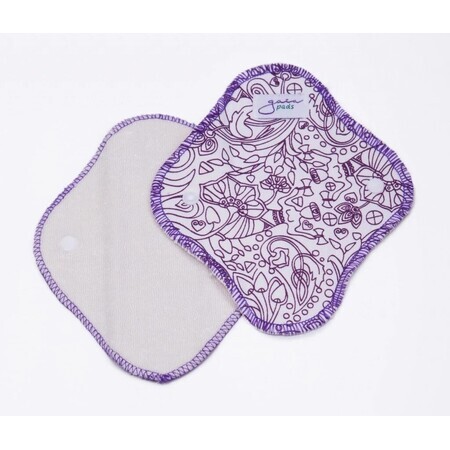 Tierra Verde Gaia Pads Slipove Inserts Slipove Inserts Purple 1×1 pc, insert comme assurance de la coupe menstruelle