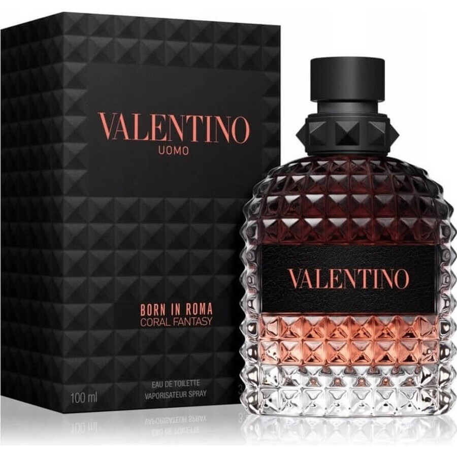 VALENTINO UOMO BORN IN ROMA CORAL FANTASY eau de toilette 1×100 ml, eau de toilette for men