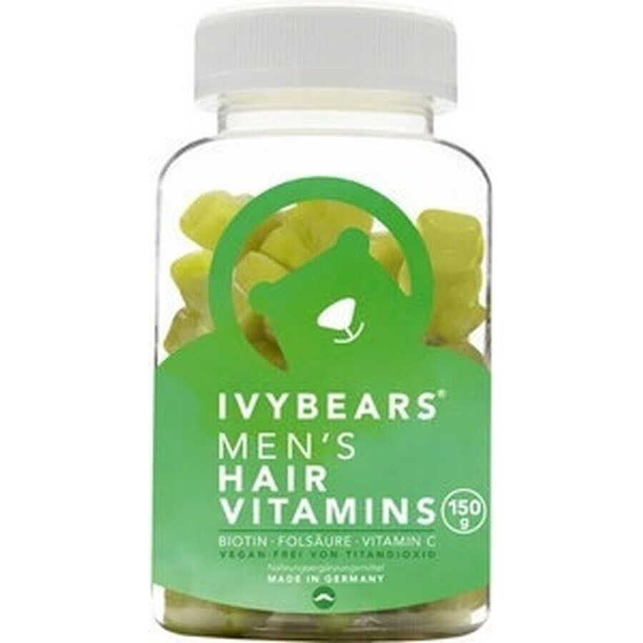 IvyBears Haarvitamine für Männer 1×60 Stück, Nahrungsergänzungsmittel