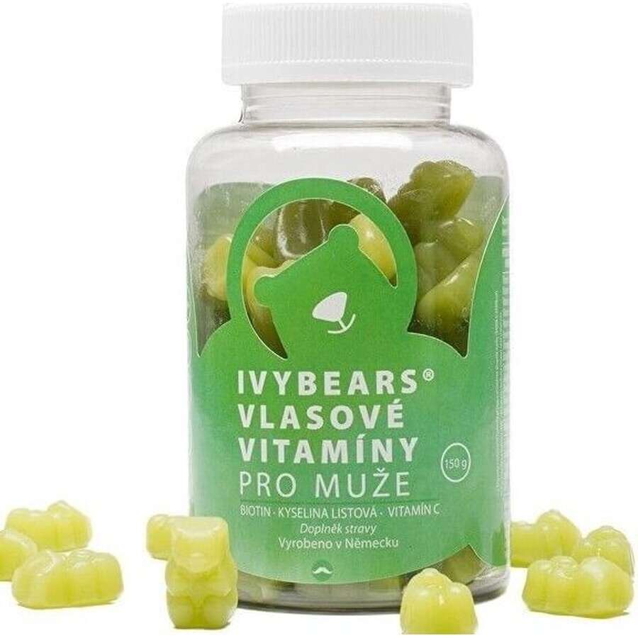 IvyBears Haarvitamine für Männer 1×60 Stück, Nahrungsergänzungsmittel