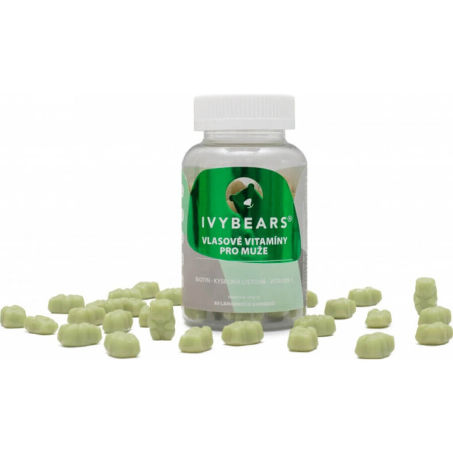 IvyBears Haarvitamine für Männer 1×60 Stück, Nahrungsergänzungsmittel