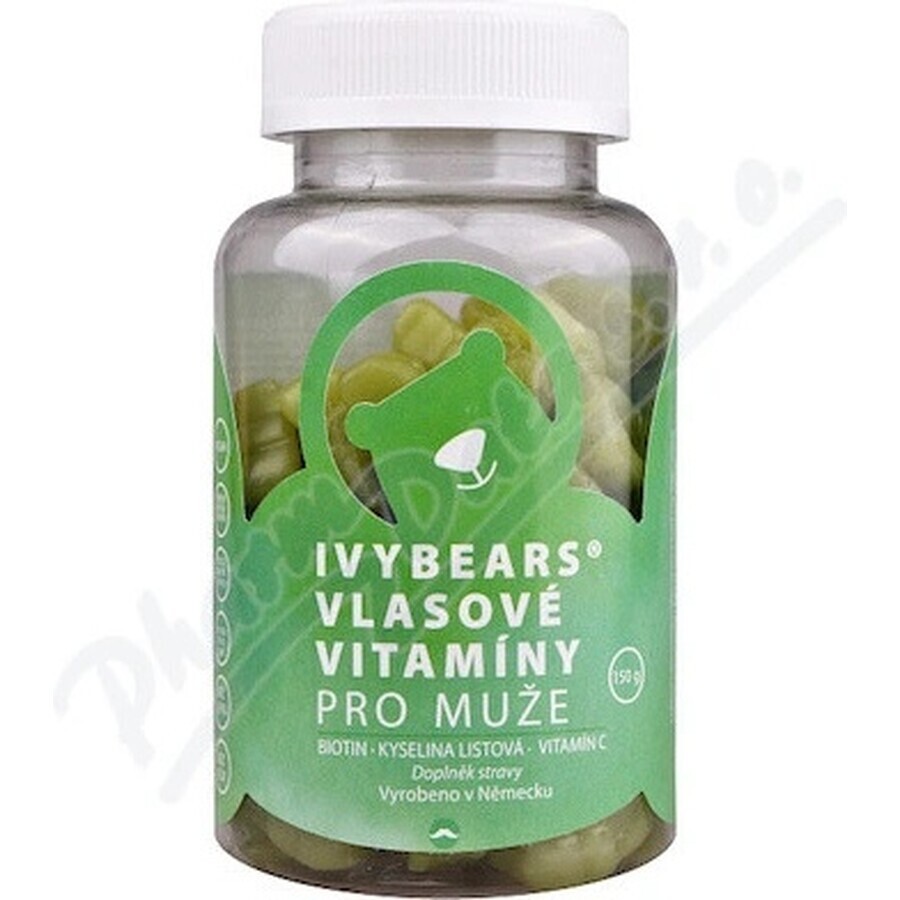 IvyBears Haarvitamine für Männer 1×60 Stück, Nahrungsergänzungsmittel