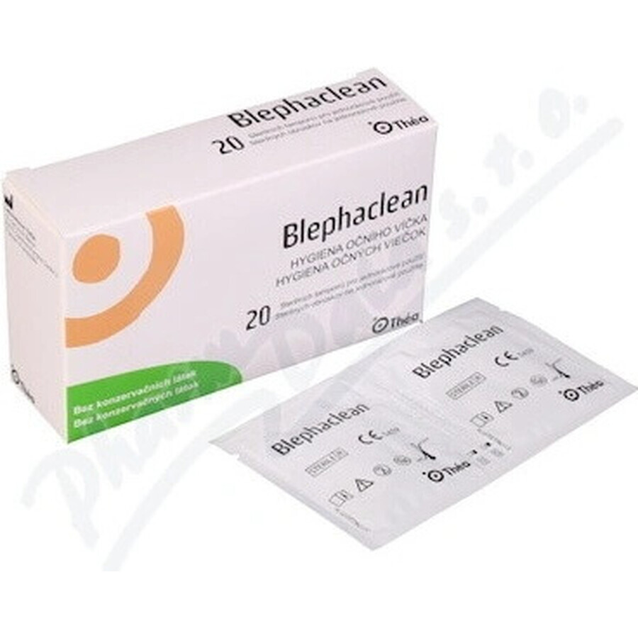 Blephaclean 1×20 pcs, lingettes stériles