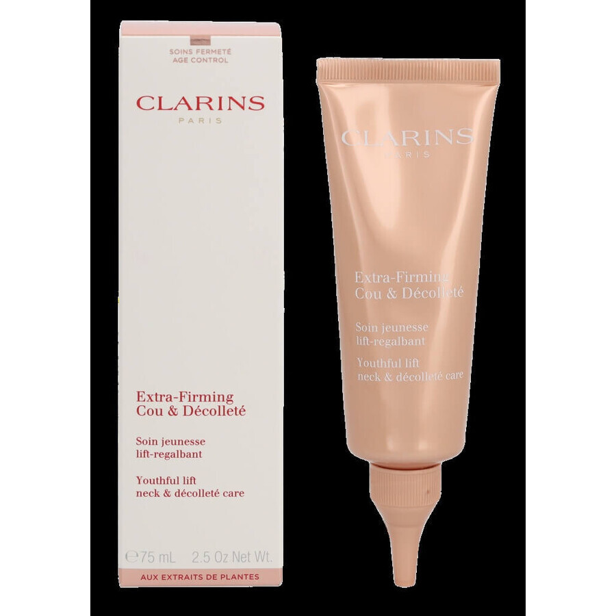 Clarins Cremă pentru gât și decolteu Extra-Firming 1×75 ml, cremă pentru gât și decolteu