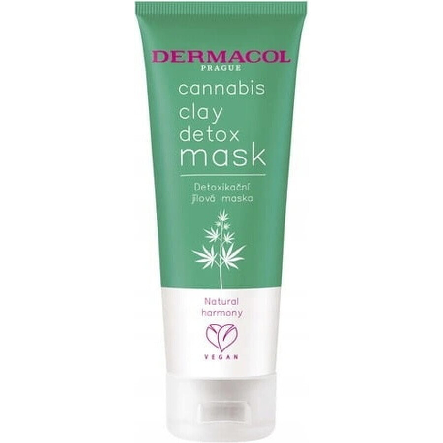 Dermacol Cannabis mascarilla desintoxicante con arcilla 1×100 ml, mascarilla facial