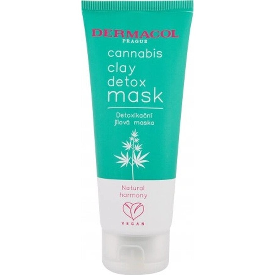 Dermacol Cannabis mascarilla desintoxicante con arcilla 1×100 ml, mascarilla facial