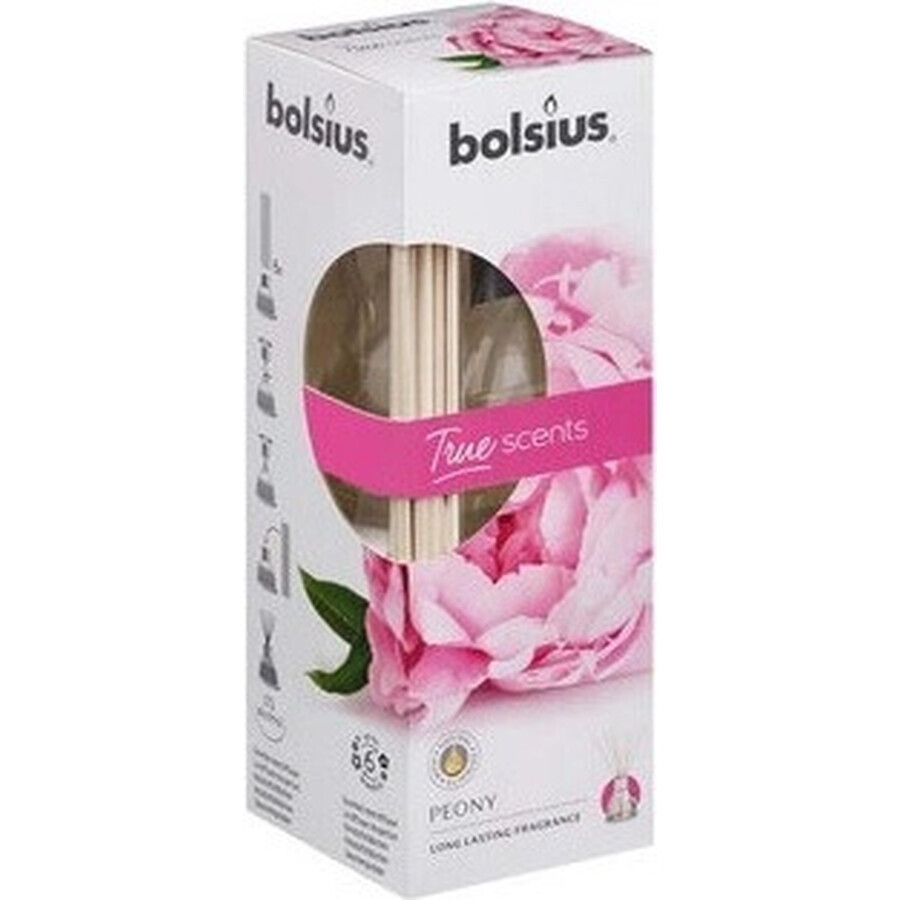 Bolsius Aromatic 2.0 Diffusore aromatico 45 ml Peonia 1×45 ml, diffusore aromatico